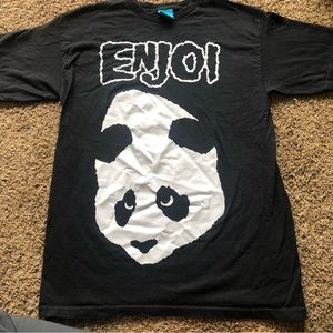 Enjoi Black Panda Graphic Tee